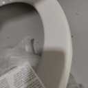 Bemis 7300SLEC Slow Close Toilet Seat, Easy Clean Hinges and Durable Plastic Seat, Made in USA, Elongated, White