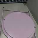 Garden 4 you End Table Metal Side Table Purple Round Folding Tray Cyan Sofa Small Accent Fold-able Table, Round End Table Tray, Next to Sofa Table, Snack Table for Living Room and Bed Room, Purple