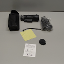 Monocular-Telescope 80x100 High Powered Monocular High Definition for Adults High Powered with Smartphone Adapter Telescope Hunting Wildlife Bird Watching Travel Camping Hiking-Light Black