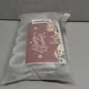 BROSHAN Bathroom Christmas Shower Curtain, Fabric Christmas Shower Curtain Set Green and Red Ornament Pattern, Xmas Holiday Bathroom Decor, Waterproof, Washable, 71"W x 71"L (Pack of 1)