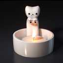 Cat Warming Paws Candleholder with 2 Candles,Kitten Tea Light Holder, Daughter Gifts, Gift for Girls,Lovely Gifts for cat Lovers