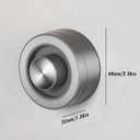 Magnetic Hair Dryer Holder, No Drill Blow Dryer Wall Mount with Suction Cups, Universal Hair Dryer Stand for Bathroom/Bedroom Tile, Glass & Metal Surfaces