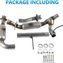 Left and Right 2-PC Catalytic Converter Kit Direct-Fit Compatible with Ford F-150 F150 2015 2016 2017 2018 2019 2020 5.0L, Replace# 645165 645166 645147, EPA Compliant