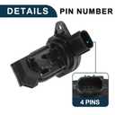 Mass Air Flow Sensor Meter Durable | MAF Sensor for Toyota Camry 2018-2023 No.2220475040 1 Pcs
