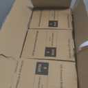 POPANU Canless Recessed Gimbal Downlight Rotatable-Spotlight 5 CCT 3 Inch Eyeball Ceiling Pot light, Dimmable Recessed Lights Fixture with Junction Box, 8W CCT Adjustable, Black Round Trim, 6 Pack