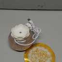 Essential Oil Diffusers Aromatherapy Diffuser: Vyaime Salt Lamp Diffuser for Home Bedroom Office, Pink Crystal Himalayan Cute Lotus Auto Shut-Off 7 Colors LED Night Light - V1103