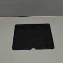 Rnivvi Coffee Mat, 12" x 19" Coffee Bar Mats for Espresso Machine Station Accessories and Organizer, Hide Stain Rubber Backed Absorbent Dish Drying Pad for Kitchen Counter, Cute Bar Decor Pad, Black