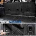 Cargo Mat Backrest Mats for 2018-2024 Ford Expedition/Lincoln Navigator 7/8 Seat(Not for Max or L Model) Accessories, All Weather Cargo Liner Seat Back Cover(Cargo Mat+3rd Row Backrest Mats)