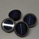 4 Pack Solar Light Replacement Top, Replacement Solar Light Parts for Lantern (Top 3.23 Inch, Bottom 2.83 Inch), Waterproof LED Replacement for Outdoor Garden, Pathway, Yard Lights & Decor