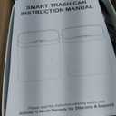 2 Pack 2.7 Gal Bathroom Trash Can with Lid, Automatic Trash Can Small Smart Garbage Can Touchless, Slim Motion Sensor Waterproof Plastic Trash Bins for Bedroom Office Kitchen Toilet (White)