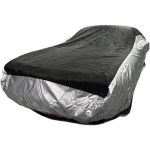 Black and Silver Fit Dodge Challenger 2008-2024 Car Cover Full Exterior Seal Skin Outdoor Car Covers for Automobiles All Weather Waterproof