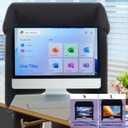27 inch Display Monitor Hood Sunshade Desktop Computer Sunshade, Large