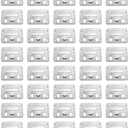 50PCS PVC Buckle Stainless Steel Wall Mounting Clips Clip Fixing Plate Wall Buckle Interlocking Hanging Bracket Couch Clips Wall Panel Fixings Furniture Fixings Hanger Wall Panel Clips