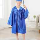 Kindergarten Shiny Graduation Cap and Gown Set with 2026+2027 Year Charm Tassel for Preschool Boys and Girls
, Size: 27"(3'6"-3'8")