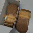 QUMY Dog Shoes for Large Dogs, Medium Dog Boots & Paw Protectors for Winter Snowy Day, Summer Hot Pavement, Water-Resistant in Rainy Weather, Outdoor Walking, Indoor Hardfloors Skid-Resistant Sole, 1