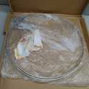 24 Inch Ceiling Drapes Hanging Kit, Stainless Steel, for 6 Panels
