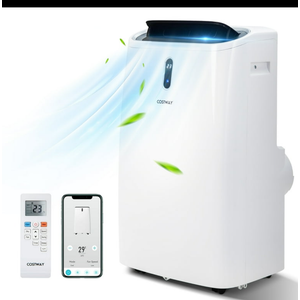 8800 BTU 700 sq ft Portable Air Conditioner, White