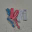 Wii Remote Controller, 2 Packs Upgrade Wii Wireless Controller Compatible with Wii Wii U Console(Pink and Blue)
