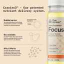 2 x Focus Drink for Concentration- Contains Yerba Mate, Ashwagandha and Lions Mane Mushroom with Advanced Nanoscience Technology - 3 Pack Brain Focus Drink, Orange Flavor, 2oz