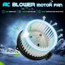 Front HVAC Blower Motor Heated Fan Assembly for Cadillac CTS/SRX/STS, Lexus RX330/RX350/RX400h, 2010-2019 Subaru Legacy/Outback, 2007-2010 Toyota Sienna, 700228 19130001 87103-08090