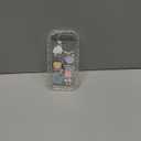 Cute Phone Case for iPhone 15 pro Teens Case with Cute Clear 3D Bear Floral Aesthetic Phone Case with Lovely Bear Heart Charm Phone Case Girly Woman