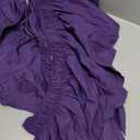 Wrap Around Dust Ruffle Bed Skirt - Purple - for Queen Size Beds with 12 Inch Drop - Easy Fit Elastic Strap - Adjustable Pleated Bedskirt w/Brushed Fabric Wrinkle Free - for Women, Men, Kids & Teens Purple