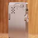 WDMART-US Advanced Titanium Alloy Automatic Lighter - Oil Soft Flame - Metal Open Flame, Titanium Alloy Limited Edition