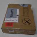 Somdot White Nightstand with Charging Station and LED Lights, Bedside Table Tall Night Stand with 4 Fabric Drawers and Top Shelf for Bedroom Guest Room Dorm Hallway