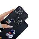 Yonds Queen for iPhone 13 Cute Case, Cool Cartoon Astronaut Space Planet Rocket Design Stylish Bumper Cover Soft TPU Protective Anti-Slip Shockproof Fashion Case(iPhone 13, Lab)