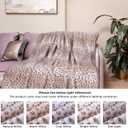 Westinghouse Heated Throw Blanket, Leopard Electric Throw Blanket, Luxury Faux Fur to Flannel Reversible, 6 Heating Levels & 2-10 Hours Time Setting, Machine Washable(Throw, 50"x60")