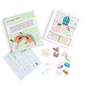 Hair Charm Kit for Girls  Create Beaded Hair Accessories Craft Set for 4 Kids  Includes Colorful Beads & Embellishments  Gift for Sleepovers, Parties, Birthdays  Ages 6+