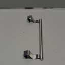 Over Cabinet Towel Bar 9" Kitchen Towel Rack - Silver, Stainless Steel Towel Holder for Cabinet - 1 Pack