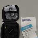 Sleep Earbuds, Hearprotek 2 Pairs Ultra Soft Lightweight Silicone Sleeping Earphone Headphones with Volume Control and mic for Side Sleeper, Snoring, Air Travel, Relaxation (Black)