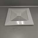 Baquler 1 Pcs 11 x 11'' Exhaust Bathroom Fan Cover with Springs Square Ceiling or Wall Mounted Ceiling Grill Vent Fan Fits Models 663 670 671 675 688 689 Ventilation Cover Replacement Accessories