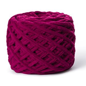 Fluffy Chenille Chunky Yarn for Crocheting 100g(65.6yd) - Baby Yarn for Crocheting Soft - Velvet Yarn for Crochet Blanket - Amigurumi Crochet Yarn (Green)