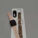 Smart Watch for Women for iPhone&Android: 100 Day+Battery Life, Smart watch(Answer/Make Calls) with 24/7 SpO2 Sleep Heart Rate Monitor,5ATM Waterproof,Fitness Tracker with 120+ Sport,Reloj Gold Pink