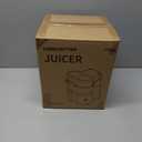 KEENSTAR Electric Citrus Juicer, Dual-Head Orange Juicer Squeezer with Power Cord, Portable Juicer with Cleaning Brush for Lemon, Grapefruit, High Juice Yield, One Touch Operation, Easy to Clean (Middle, Black)