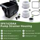 SPX1620AA Pump Strainer Housing Fits for Hayward Super Pump SP1600X and SP2600X Series Models