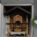 TT Nature Bird Feeder with Camera, Upgraded 1.5L Smart Birdhouse Al Identify for 10000 Plus Species, Auto Capture & Real-time Notifications, Ideal Gift for Bird Lovers (Iron Roof)