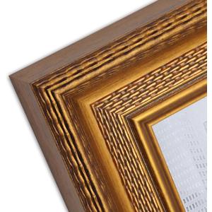 16x20 Antique Gold Custom Poster Frame with Economy Acrylic & Backing