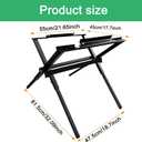 10 Inch Adjustable Folding Workbench for Table Saw Stand Compatible with Miter Saw DW7451 DW7480 DCS7485 DW745 table saws stand , Replace DW7541