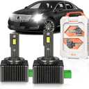 Fit for Cadillac 2013-2017 XTS ATS 2016-2019 CTS D3S Xenon Bulbs Only, 13587843 Projector 35W HID Light Replace, 30000LM 600% Brighter D3SC1 Bi-xenon Light, 6000K Cool White, Pack of 2