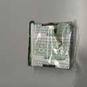 100 Small Manila Paper Tags with String - #1, 2 3/4 x 1 3/8 - Hang Shipping Labels with String Attached and Reinforced Hole, Pre-Strung Tags