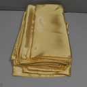 10 Pack Satin Table Runner 12 x 108 Inch Long Light Gold Smooth Silk Fabric Table Runner for Birthday Parties Wedding Banquets Decorations.