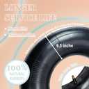 Cenipar Lawn Tire Inner Tubes, 16x6.50-8, 16x7.50-8' for Heavy Duty Cart,Like Trunk, Tractor, Garden Carts,Golf Cart, Mowers and More, with TR13 Straight Valve Stem,Pack of 2