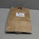 Qutuus Kraft Gift Bags Large with Handles 25 Pcs 10x5x13 inch Brown Gift Bags, Kraft Paper Bags for Shopping Reusable Grocery Bag