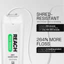 3 x REACH Waxed Dental Floss, Mint, Plaque Remover for Teeth, Shred Resistant, Floss Slides Smoothly, Easy to Use, Waxed, Deep Cleaning Teeth, Oral Care, PFAS Free, for Adults & Kids, 1 Pack, 200 yd