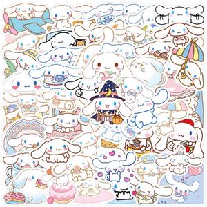 50pcs Cartoon Cinnamoroll Stickers for Kids, Vinyl Waterproof Cinnamoroll Decal for Water Bottle Laptop Toy Sticker for DIY Decorate Bumper Phone Hard Hat Kids Teens Gifts