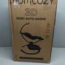Momcozy CocoSway Baby Swing for Infants to Toddler, 3D-Motion Electric Baby Swing with 6 Motions & 4-Speeds, Remote Control, Infant Swing with 8 Preset Lullabies for Baby Boy Girl Up to 20 lbs