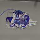 Blue Silver 60th Birthday Decorations for Men Women, Happy 60th Birthday Banner Stars Sixty Hanging Swirls Cheers to 60 Bday Decor Party Supplies Sign